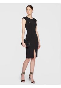 Elisabetta Franchi Sukienka koktajlowa AB-361-31E2-V390 Czarny Slim Fit. Kolor: czarny. Materiał: syntetyk. Styl: wizytowy #4