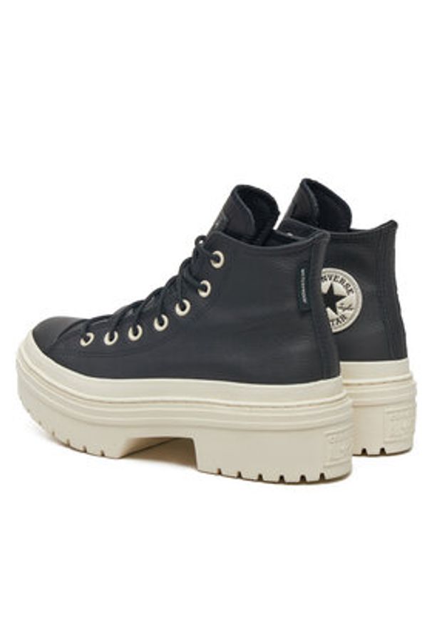 Converse Trampki Chuck Taylor All Star Lugged Heel Platform Waterproof A12328C 001 Czarny. Kolor: czarny. Materiał: materiał. Obcas: na platformie
