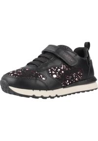 Geox - Buty GEOX J FASTICS Czarny. Kolor: czarny. Materiał: syntetyk, tkanina. Sport: turystyka piesza