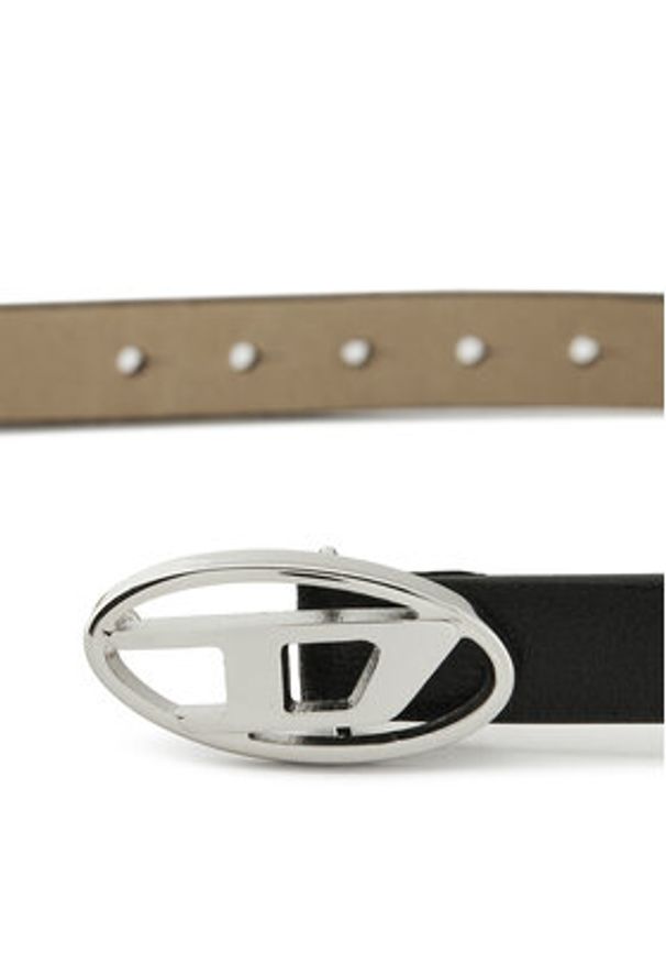 Diesel Bransoletka D Logo DX1516040 Czarny. Kolor: czarny