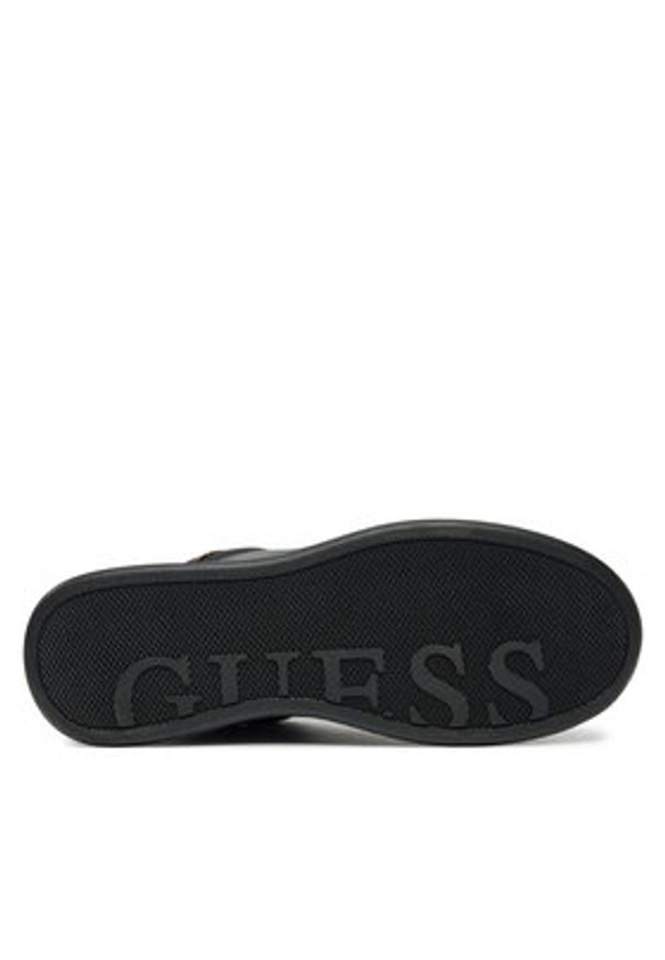 Guess Sneakersy FLPWIN LEP12 Czarny. Kolor: czarny. Materiał: skóra