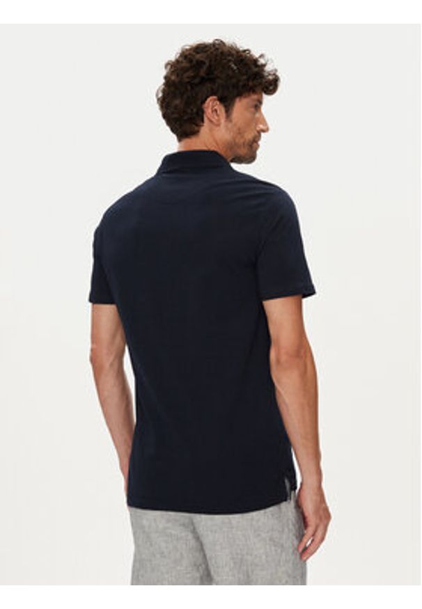 U.S. Polo Assn. Polo MUP3780 Granatowy Regular Fit. Typ kołnierza: polo. Kolor: niebieski. Materiał: bawełna