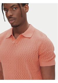 Selected Homme Sweter 16097572 Różowy Regular Fit. Kolor: różowy. Materiał: bawełna #5