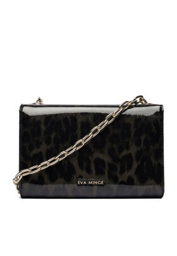 Eva Minge Torebka EO-AMORA-LDA8638 Czarny. Kolor: czarny. Materiał: skórzane