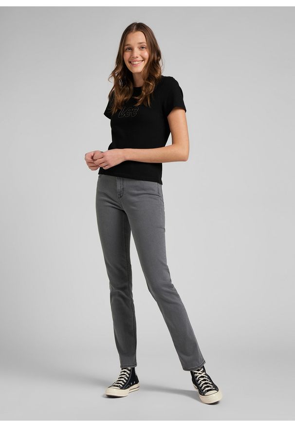 Lee - LEE ELLY DAMSKIE SPODNIE JEANSOWE GREY RYLEE L305PJOD 112145002
