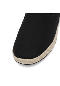 DeeZee Espadryle LILY WSS20375-35 Czarny. Kolor: czarny. Materiał: materiał #8