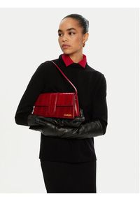 JACQUEMUS Torebka Le Bambino Long 221BA013-3169 Czerwony. Kolor: czerwony. Materiał: skórzane #5