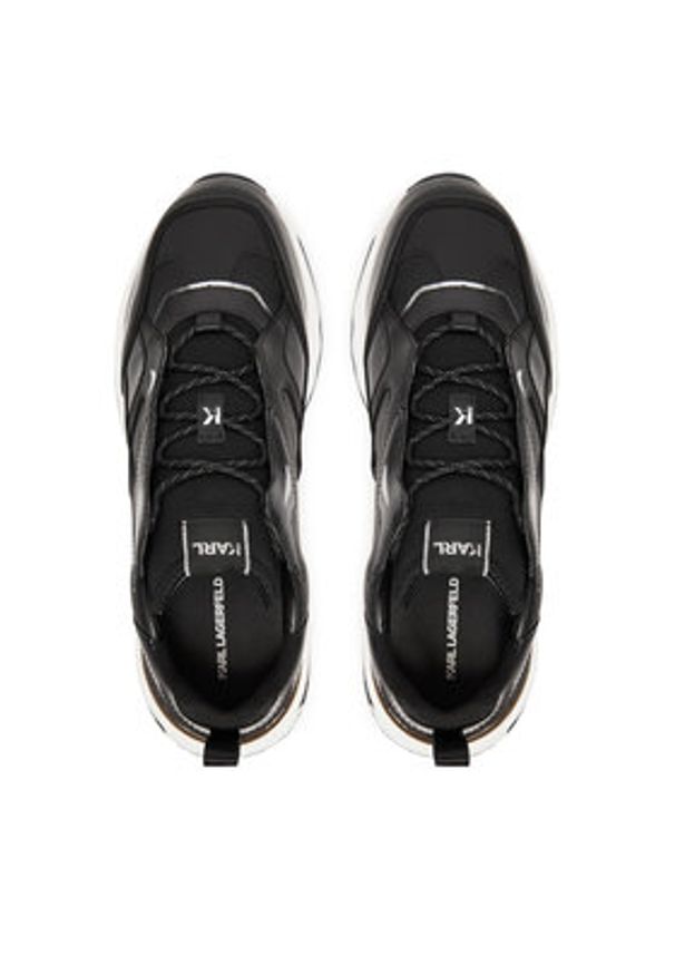 Karl Lagerfeld - KARL LAGERFELD Sneakersy KL52423 Czarny. Kolor: czarny. Materiał: skóra