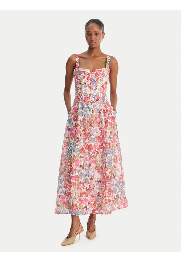 BARDOT - Bardot Sukienka koktajlowa Lilah 59825DB Kolorowy Slim Fit. Materiał: syntetyk. Wzór: kolorowy. Styl: wizytowy