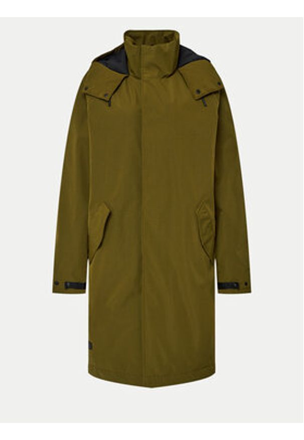 Halti Parka Flemari 065-0421 Zielony Regular Fit. Kolor: zielony. Materiał: syntetyk