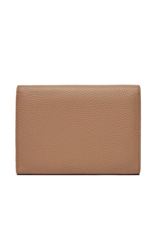VALENTINO - Valentino Duży Portfel Damski Brixton VPS7LX43 Beżowy. Kolor: beżowy. Materiał: skóra