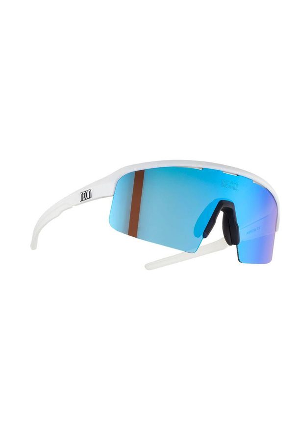 NEON - Okulary sportowe unisex ARROW 2.0 soczewki poliwęglanowe Mirror, 100% ochrony UV. Kolor: niebieski, wielokolorowy, biały