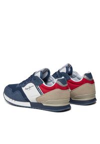 Pepe Jeans Sneakersy London Urban B PBS40002 Granatowy. Kolor: niebieski. Materiał: materiał