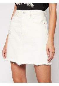 Levi's® Spódnica jeansowa Decon 77882-0010 Biały Regular Fit. Kolor: biały. Materiał: jeans #1