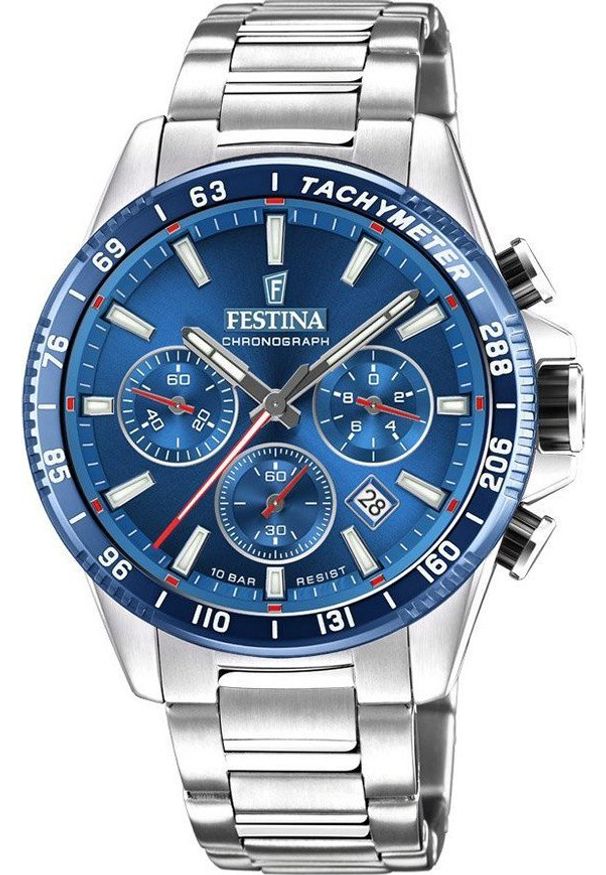Zegarek Festina Zegarek męski Festina F20560-3 srebrny. Kolor: srebrny