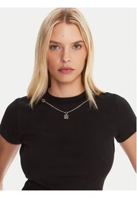 Hugo - HUGO T-Shirt Dannecy 50549392 Czarny Regular Fit. Kolor: czarny. Materiał: bawełna