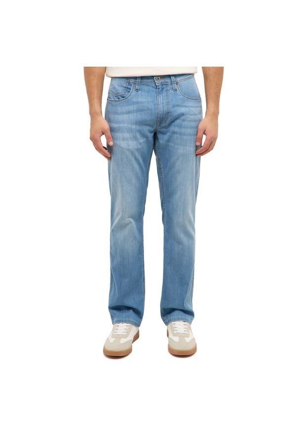 Męskie Spodnie Jeansowe Mustang Style Tramper Straight ULW Denim Blue 1017441 5000 403