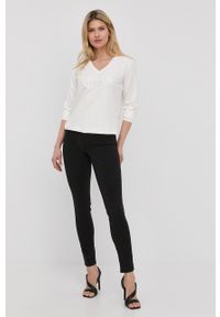 Liu Jo jeansy Bottom Up Divine damskie kolor czarny high waist. Stan: podwyższony. Kolor: czarny