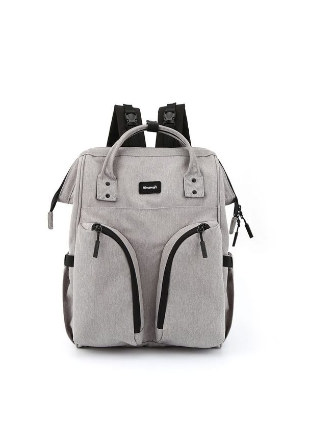 Peterson - Plecak mommy bag Himawari 1208 szary. Kolor: szary. Materiał: poliester