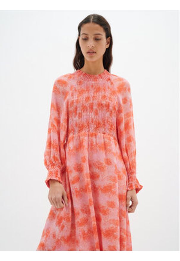 InWear Sukienka codzienna Davila 30108148 Koralowy Feminine Fit. Okazja: na co dzień. Kolor: pomarańczowy. Materiał: wiskoza. Typ sukienki: proste. Styl: casual