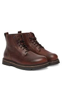 Birkenstock Trapery Highwood Lace Mid 1030757 Brązowy. Kolor: brązowy. Materiał: skóra #6