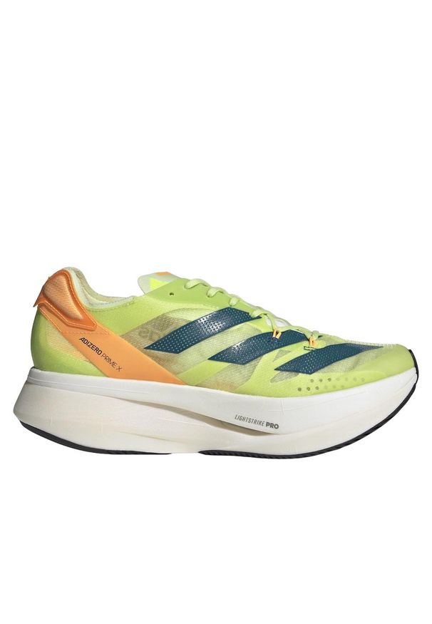 Adidas - Mężczyźni bieganie buty adidas Adizero Prime. Kolor: żółty. Sport: bieganie