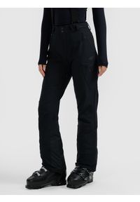 4f - 4F Spodnie narciarskie membrana 10000 damskie - czarne XXL. Stan: podwyższony. Kolor: czarny. Materiał: materiał. Wzór: gładki. Sezon: zima. Sport: narciarstwo #2