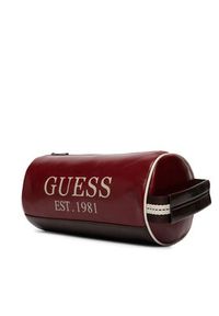 Guess Kosmetyczka Oslo PMOSVI P6310 Bordowy. Kolor: czerwony. Materiał: skóra #3