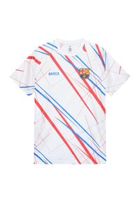Koszulka piłkarska FC Barcelona męska. Kolor: biały. Materiał: poliester. Sport: piłka nożna #1