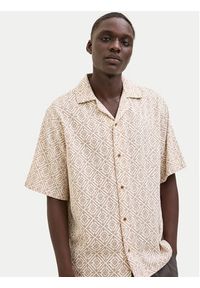 Jack & Jones - Jack&Jones Koszula Bluvincent 12273289 Beżowy Relaxed Fit. Kolor: beżowy. Materiał: bawełna #4