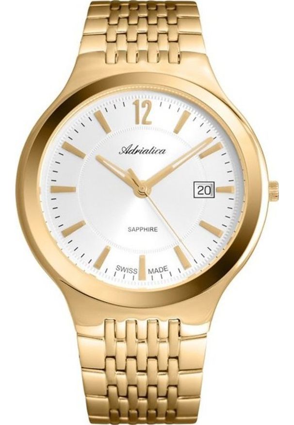 Zegarek Adriatica Zegarek męski Adriatica A8296.1153Q złoty. Kolor: złoty