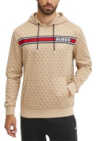 Guess - GUESS Beżowa bluza męska New Korbin. Kolor: beżowy #6
