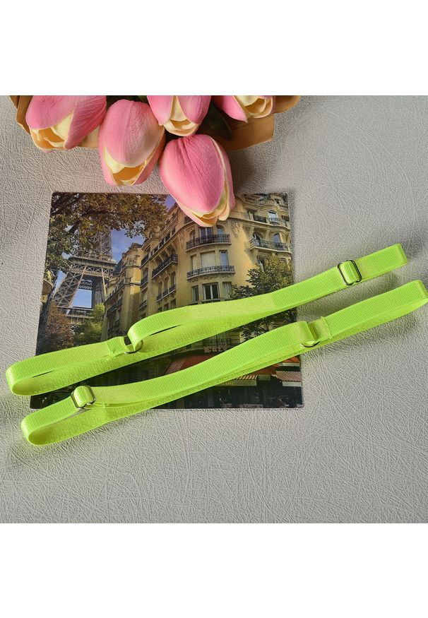 Intica - Komplet koronkowej bielizny z fiszbinami na specjalne okazje Karima. Kolor: zielony. Materiał: koronka. Wzór: koronka