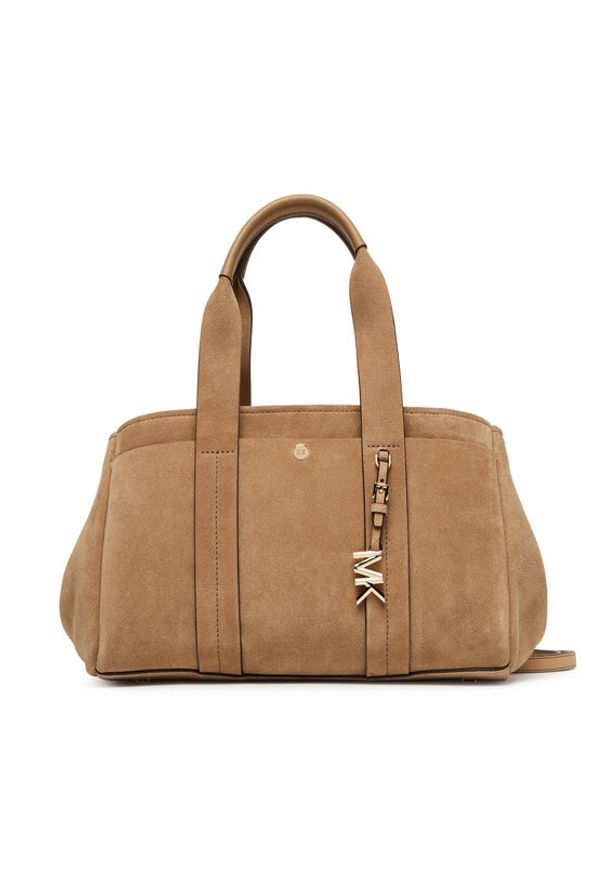 MICHAEL Michael Kors Torebka Romee 30F5G1ZS1S Brązowy. Kolor: brązowy. Materiał: skórzane, zamszowe