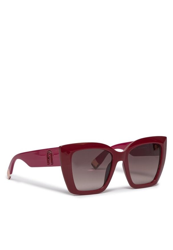 Furla Okulary przeciwsłoneczne Sunglasses Sfu710 WD00089-BX2836-2969S-4401 Bordowy. Kolor: czerwony
