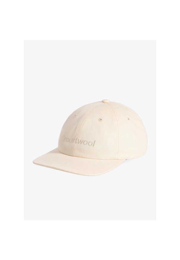 Czapka z daszkiem Smartwool Logo Ball Cap - almond. Kolor: beżowy
