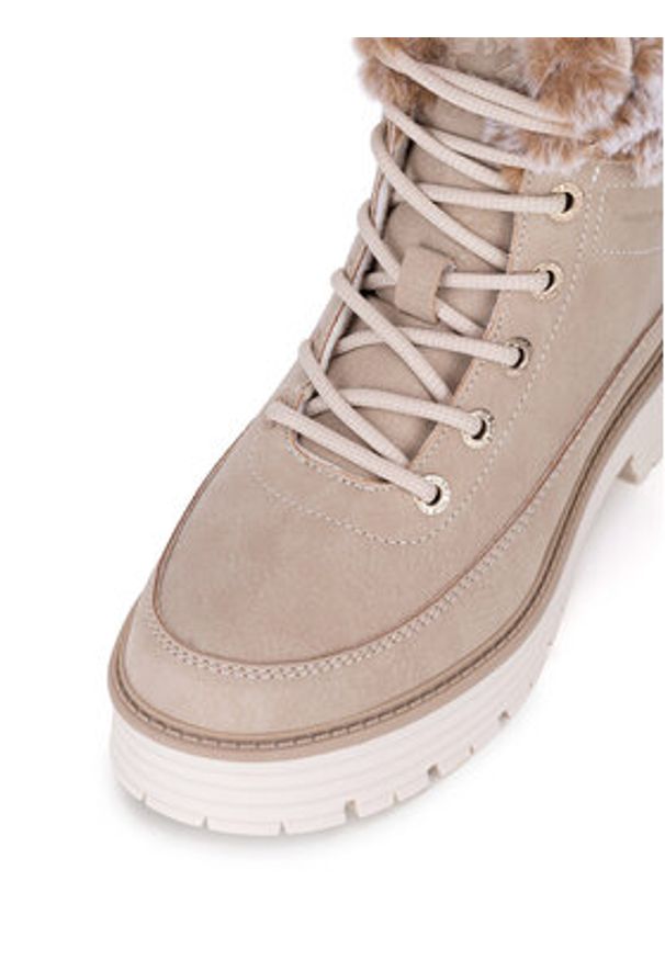 Beverly Hills Polo Club Trzewiki V12-703 Beżowy. Kolor: beżowy. Materiał: materiał