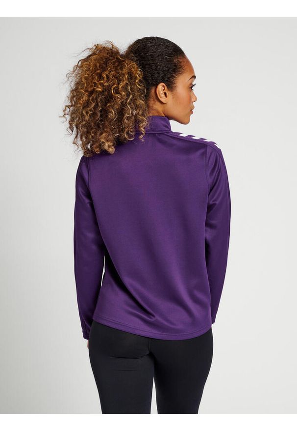 Bluza sportowa damska Hummel half zip Core XK. Kolor: biały, czerwony, wielokolorowy, niebieski. Materiał: dresówka
