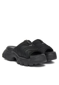 Replay - REPLAY Klapki GWSA6.000.C0005T Czarny. Kolor: czarny. Materiał: skóra #3