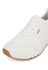 Rieker Sneakersy M6608-80 Biały. Kolor: biały. Materiał: skóra #4