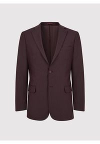 Pako Lorente - PAKO LORENTE – Marynarka garniturowa w kolorze burgundowym. Kolor: czerwony. Materiał: poliester, elastan, wiskoza. Wzór: gładki #1