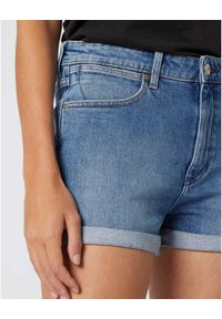 Wrangler - WRANGLER BOYFRIEND DAMSKIE SZORTY JEANSOWE MID BLUE W22KJX31A 112127817. Materiał: jeans #3