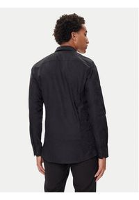 Hugo - HUGO Koszula Elisha02 50544981 Czarny Slim Fit. Kolor: czarny. Materiał: syntetyk