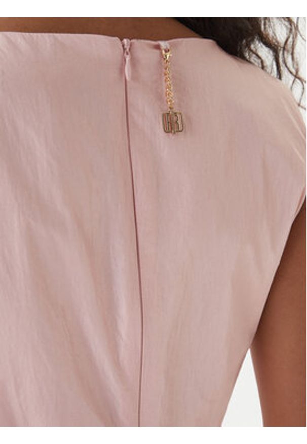 Fracomina Sukienka wieczorowa FQ26SD3009W83101 Różowy Regular Fit. Kolor: różowy. Materiał: syntetyk. Styl: wizytowy