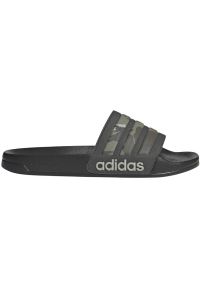 Adidas - Klapki adidas adilette Shower Slides IG3683 czarne. Okazja: na plażę. Kolor: czarny. Materiał: syntetyk. Styl: sportowy