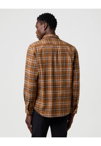 Wrangler - MESKA KOSZULA WRANGLER 1 PKT SHIRT BROWN BLACK 112371404 #2