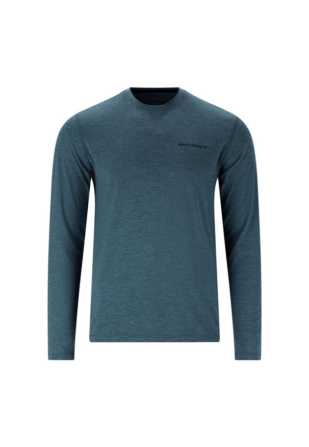 ENDURANCE - Koszulka Endurance Abdon Melange. Kolor: niebieski. Sport: turystyka piesza
