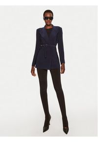 NORMA KAMALI Marynarka KK2244PLB80951 Granatowy Slim Fit. Kolor: niebieski. Materiał: syntetyk #5