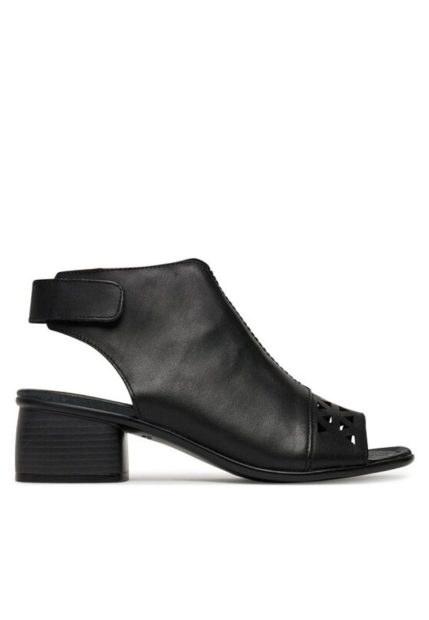 Remonte Sandały R8772-00 Czarny. Kolor: czarny. Materiał: skóra