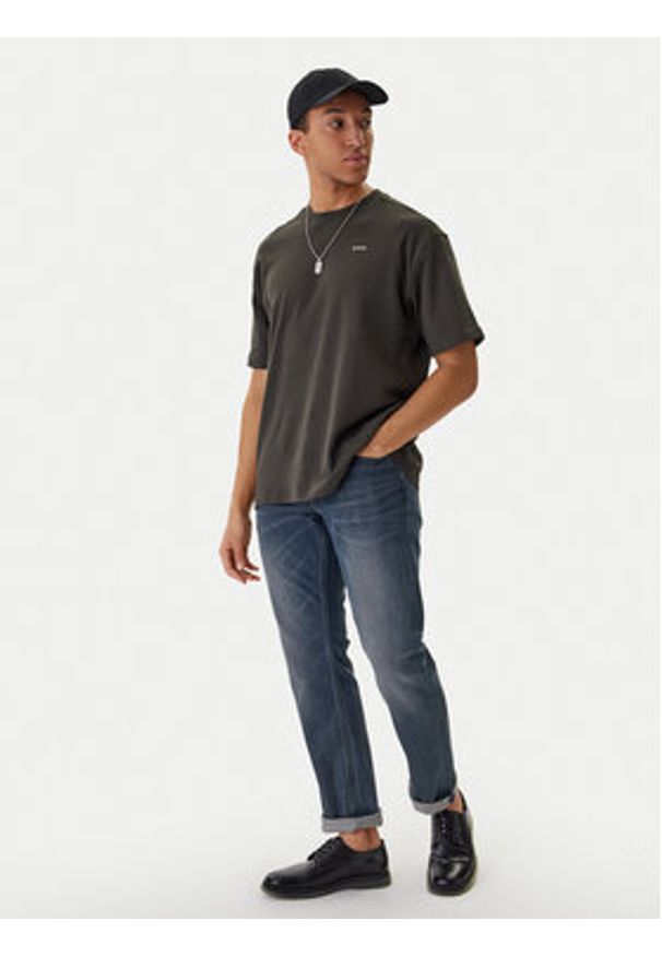 G-Star RAW - G-Star Raw T-Shirt Rib D28699-C812 Szary Relaxed Fit. Kolor: szary. Materiał: bawełna